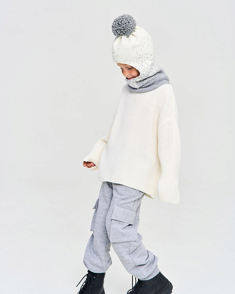 WJ25092 Свитер, Белый