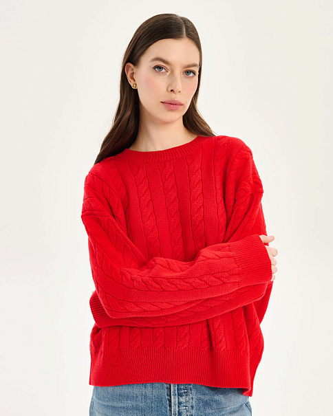 WJ26156-2 Джемпер, Красный
