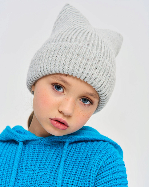 WH26014 Шапка, Св.Серый