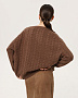 WJ26156-1 Джемпер, Коричневый