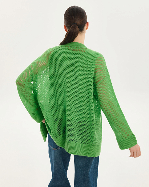 SC25115-1 Кардиган, Зеленый