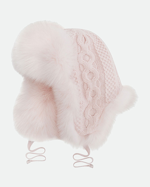WHB23051 Шапка-Ушанка, Св.Розовый