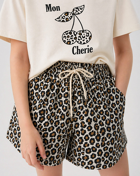 SW25202 Шорты, БежевыйЛео