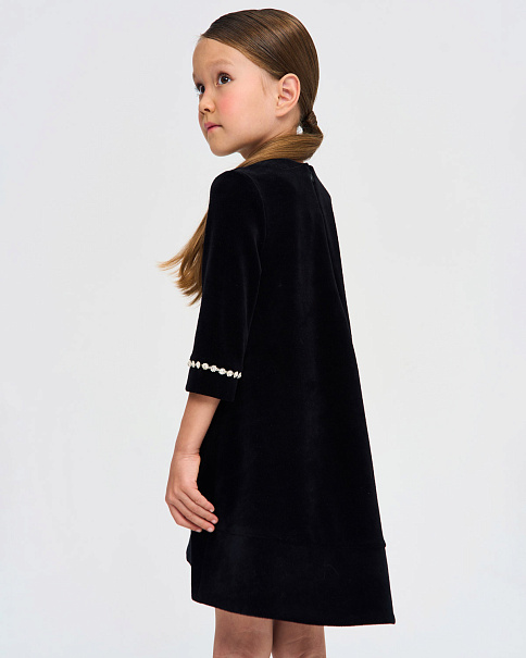 WD-2303-1/24 Платье, Черный