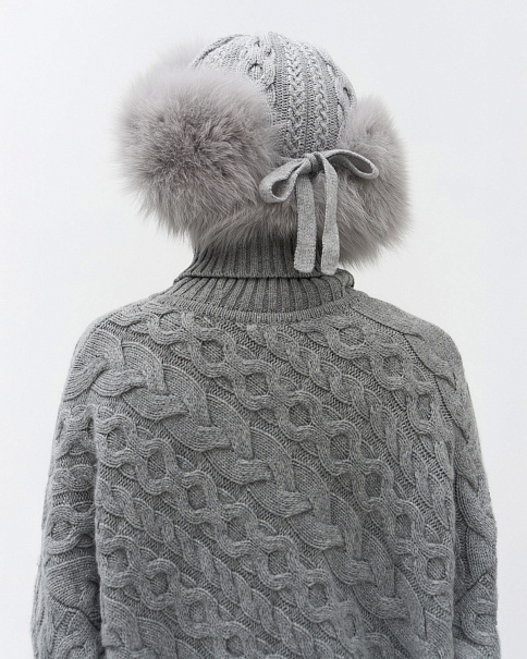 WH23051 Шапка, Серый