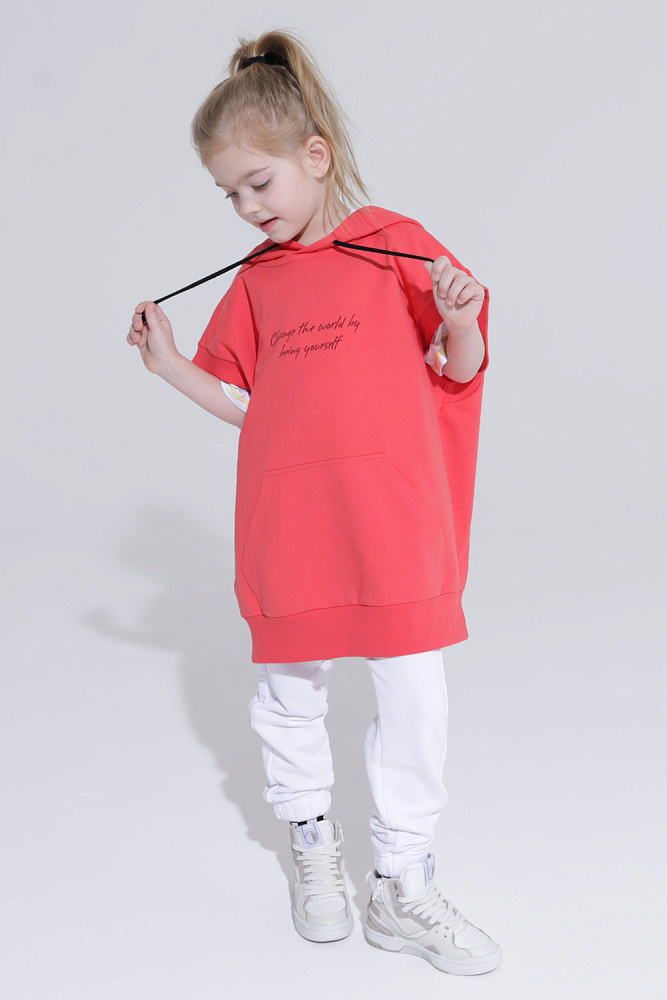 SJ22133 Толстовка, Коралловый