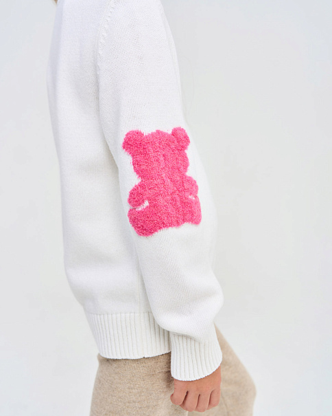 WJ26102 Джемпер, Белый