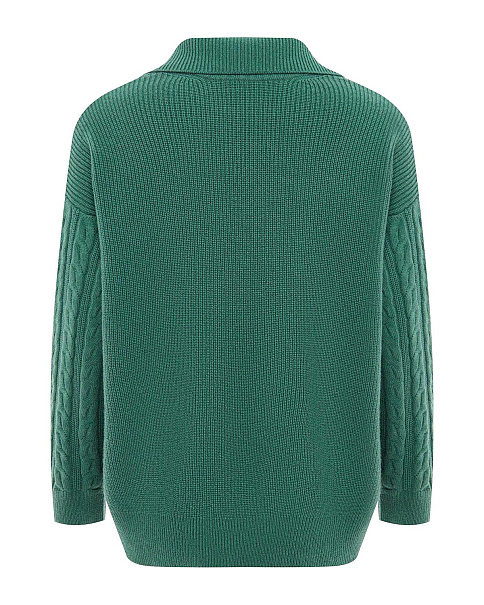 WJ23014 Пуловер, Зеленый
