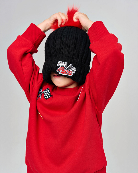 WH26042 Шапка, Черный