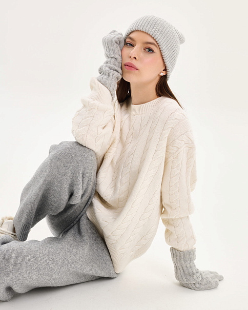 WL23031-1 Брюки, Серыймеланж