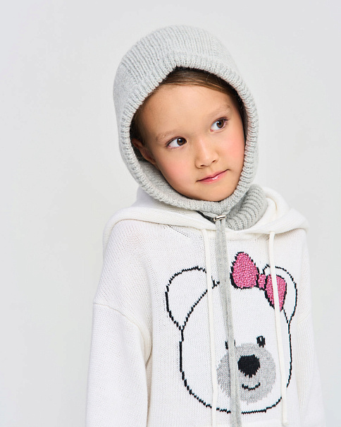 WH26017 Капор, Св.Серый