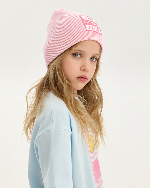 SH26016 Шапка, Св.Розовый