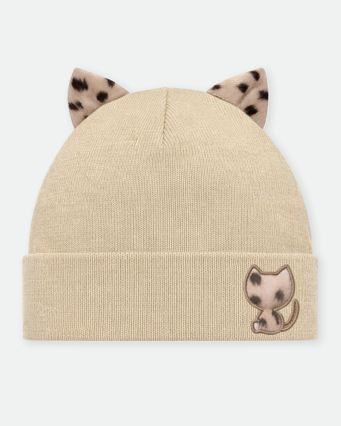 SH26010 Шапка, Бежевый