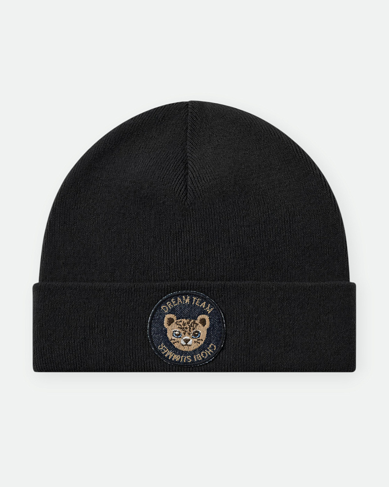 SH25019 Шапка, Черный