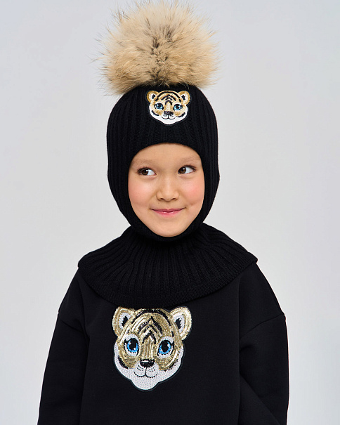 WJ25073 Толстовка, Черный