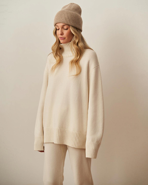 WJ23012 Свитер, Белый