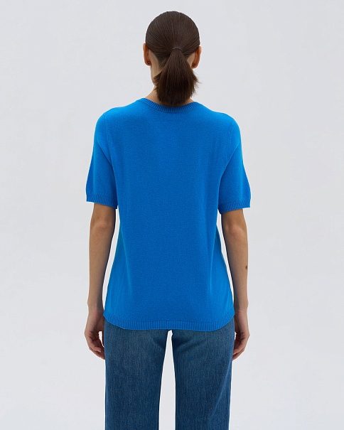 WF23038 Футболка, Лазурный