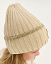 SH26013 Шапка, Бежевый