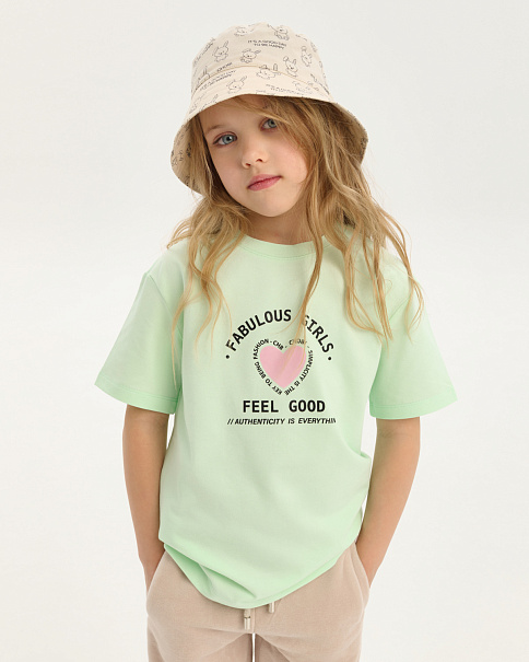 SF26003 Футболка, Св.Зеленый