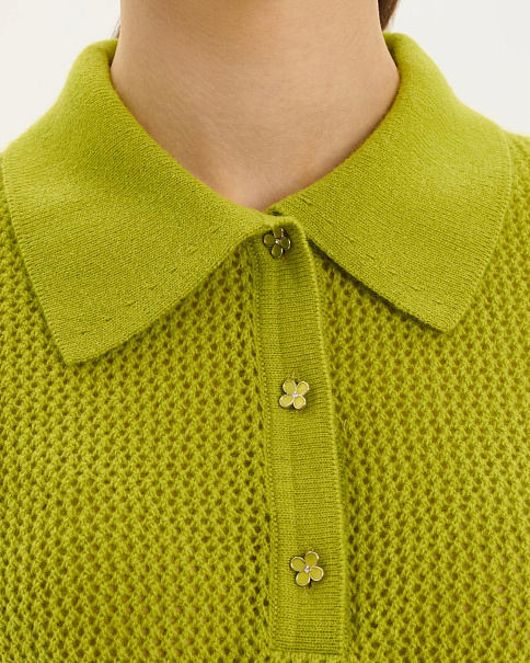 SJ26102-1 Футболка-поло, Св.Зеленый