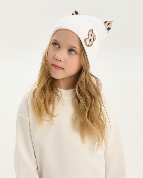 SH26010 Шапка, Белый