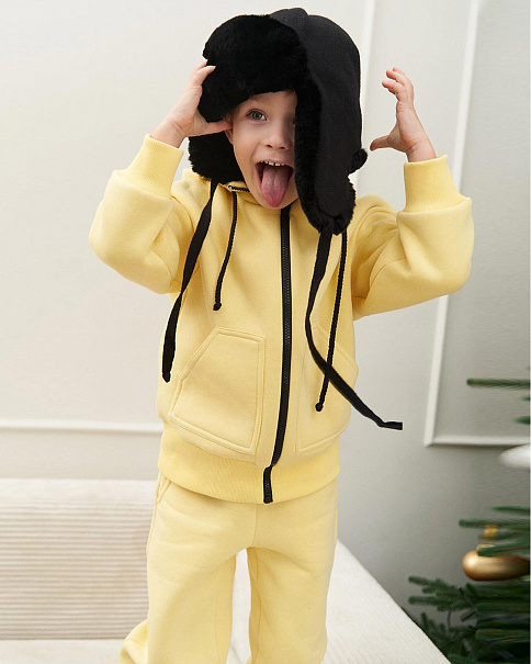 WHB23097 Шапка-Ушанка, Черный