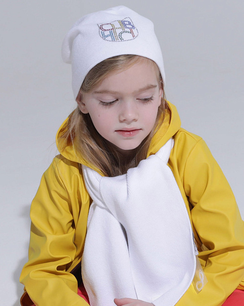 SH22040 Шапка, Белый