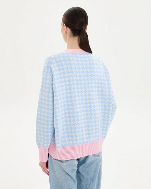 SC25105-1 Кардиган, Голубой