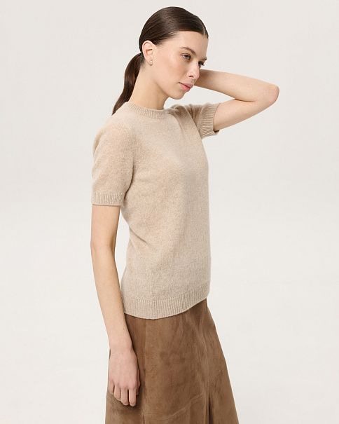 SF25115 Футболка, Бежевый