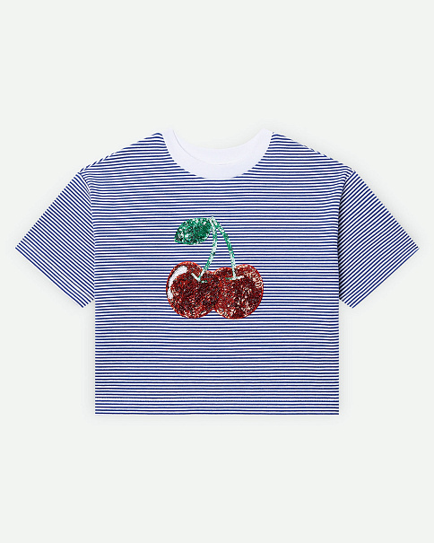 SF26002 Футболка, Синий-белый