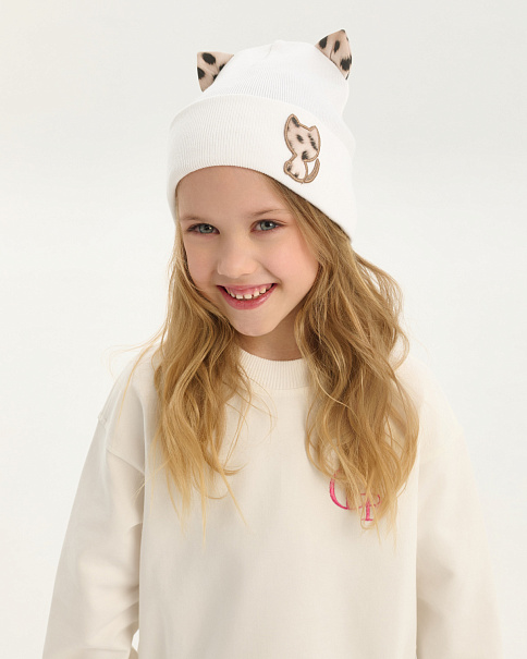 SH26010 Шапка, Белый