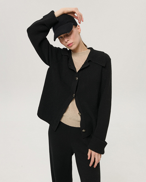 WC26165 Кардиган, Черный