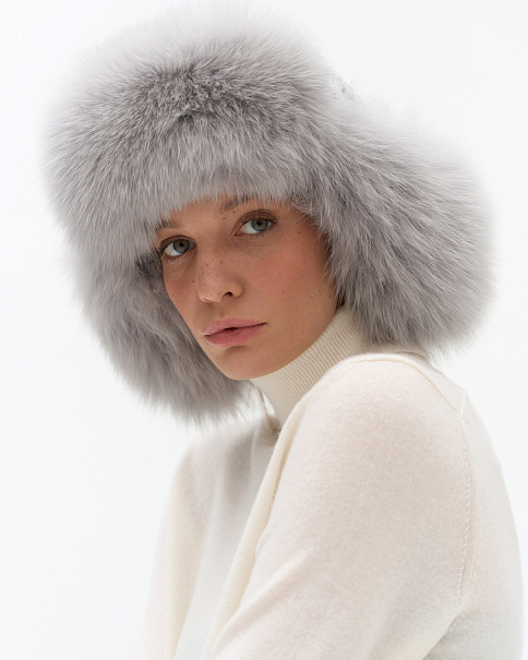 WHB23051 Шапка-Ушанка, Серый