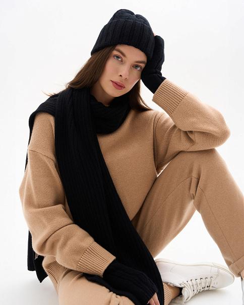 WH25130-2 Шапка, Черный