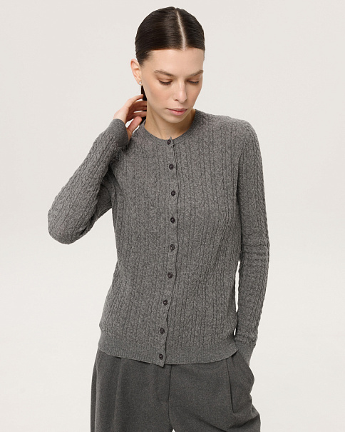 WC26153 Кардиган, Серый