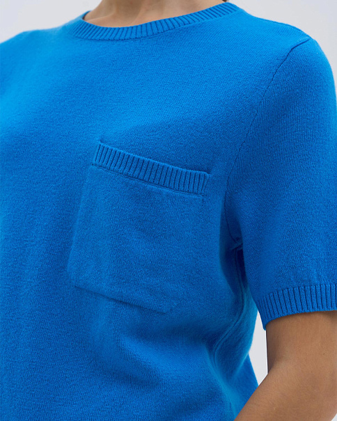 WF23038 Футболка, Лазурный