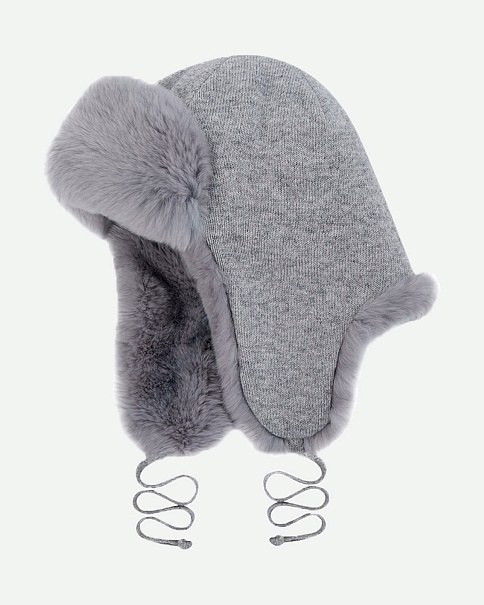 WHB23097 Шапка-Ушанка, Серый