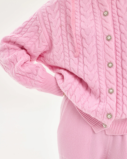 WC26152-1 Кардиган, Розовый