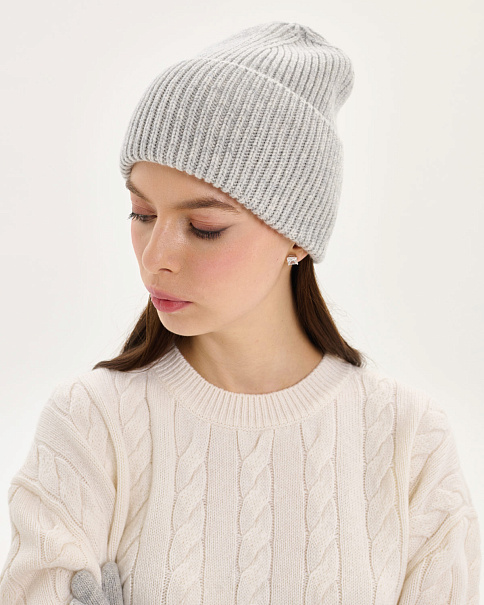 WHB23131 Шапка, Св.Серый