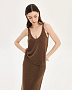WT26163-2 Топ, Коричневый