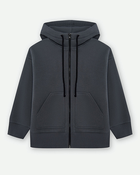 WJ23209 Толстовка, Тм.Серый