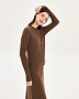 WC26153-2 Кардиган, Коричневый