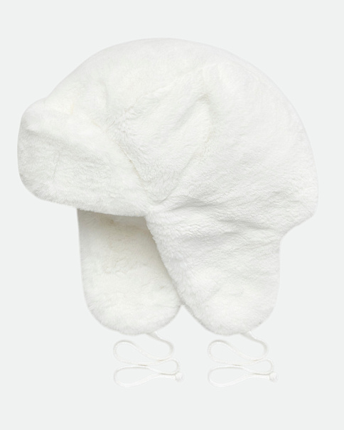 WH-3011 Шапка-Ушанка, Молочный