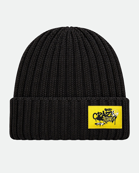 SH26029 Шапка, Черный