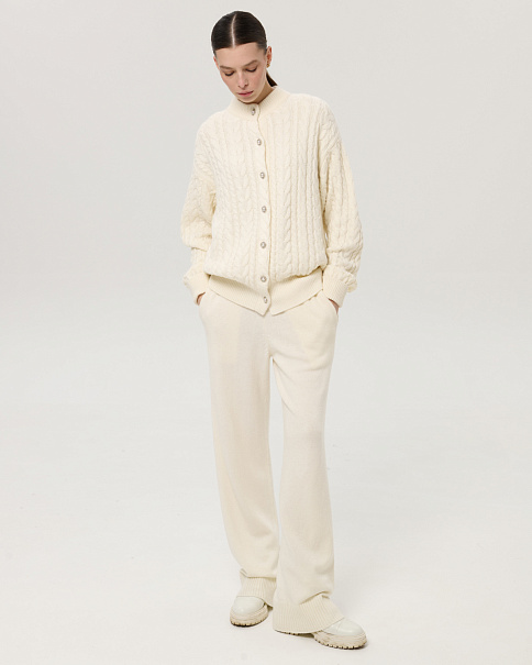 WC26152 Кардиган, Молочный