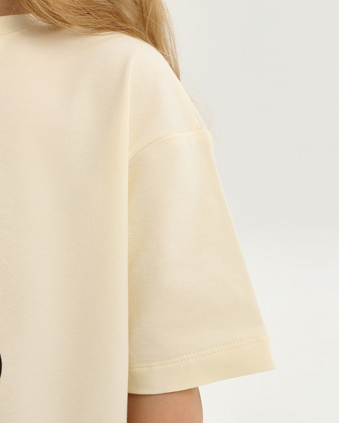 SF26004 Футболка, Молочный