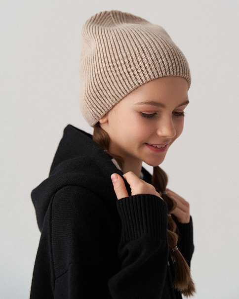 WHB23101 Шапка, Бежевый