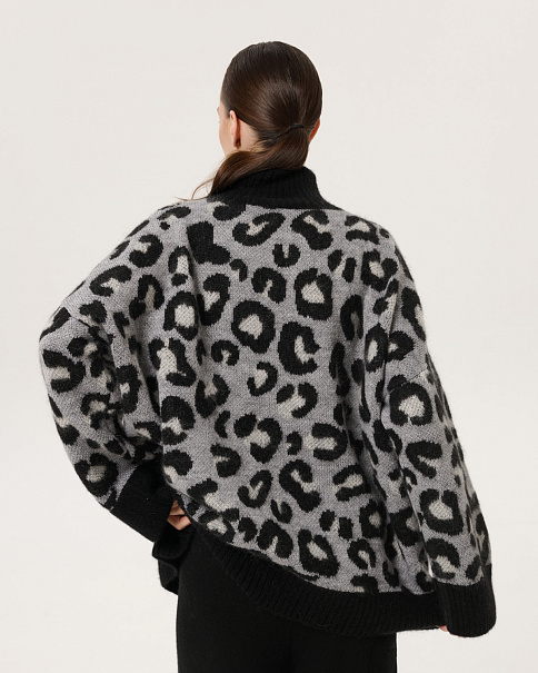 WJ26164 Свитер, Серый