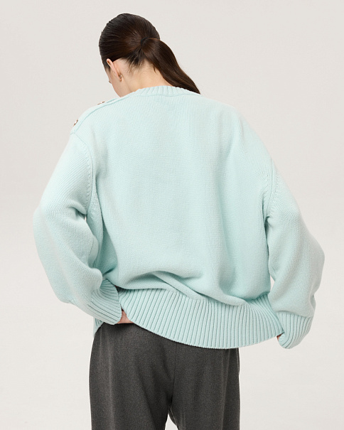 WJ26161 Джемпер, Мятный