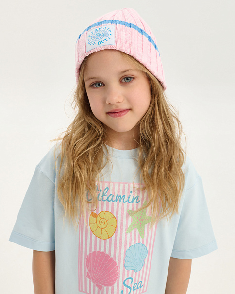 SH26018 Шапка, Св.Розовый